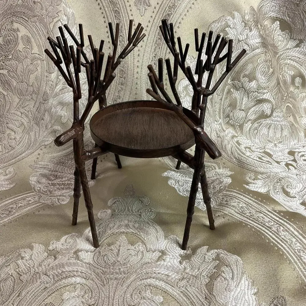 Yankee Candle Brown Reindeer Antler Candle Holder Trio